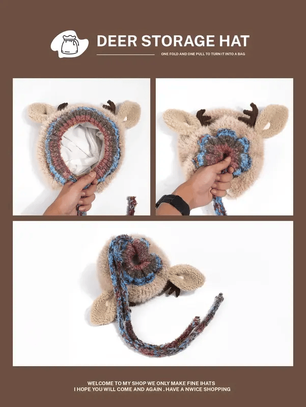 🎄Festive Christmas Antler Hat | Original Handcrafted Design